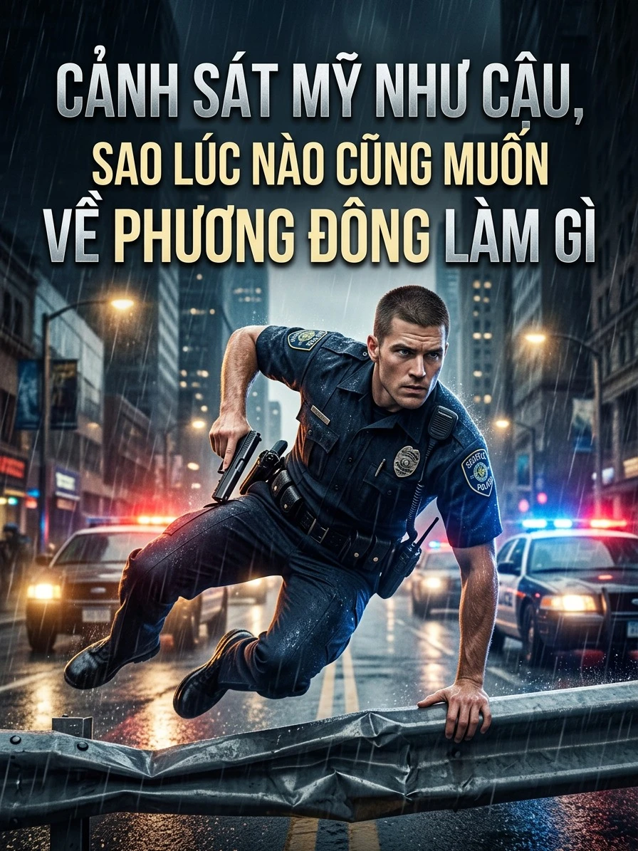Cảnh Sát Mỹ Như Cậu, Sao Lúc Nào Cũng Muốn Về Phương Đông Làm Gì
