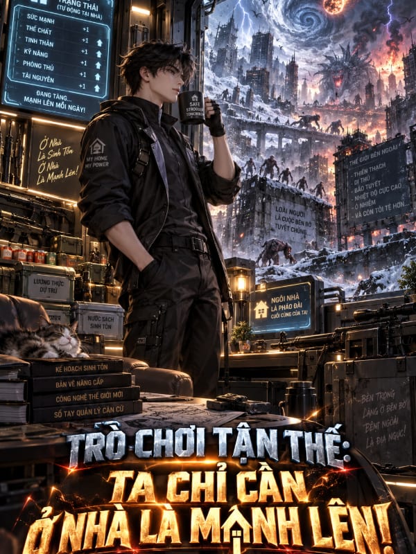 Trò Chơi Tận Thế: Ta Chỉ Cần Ở Nhà Là Mạnh Lên!